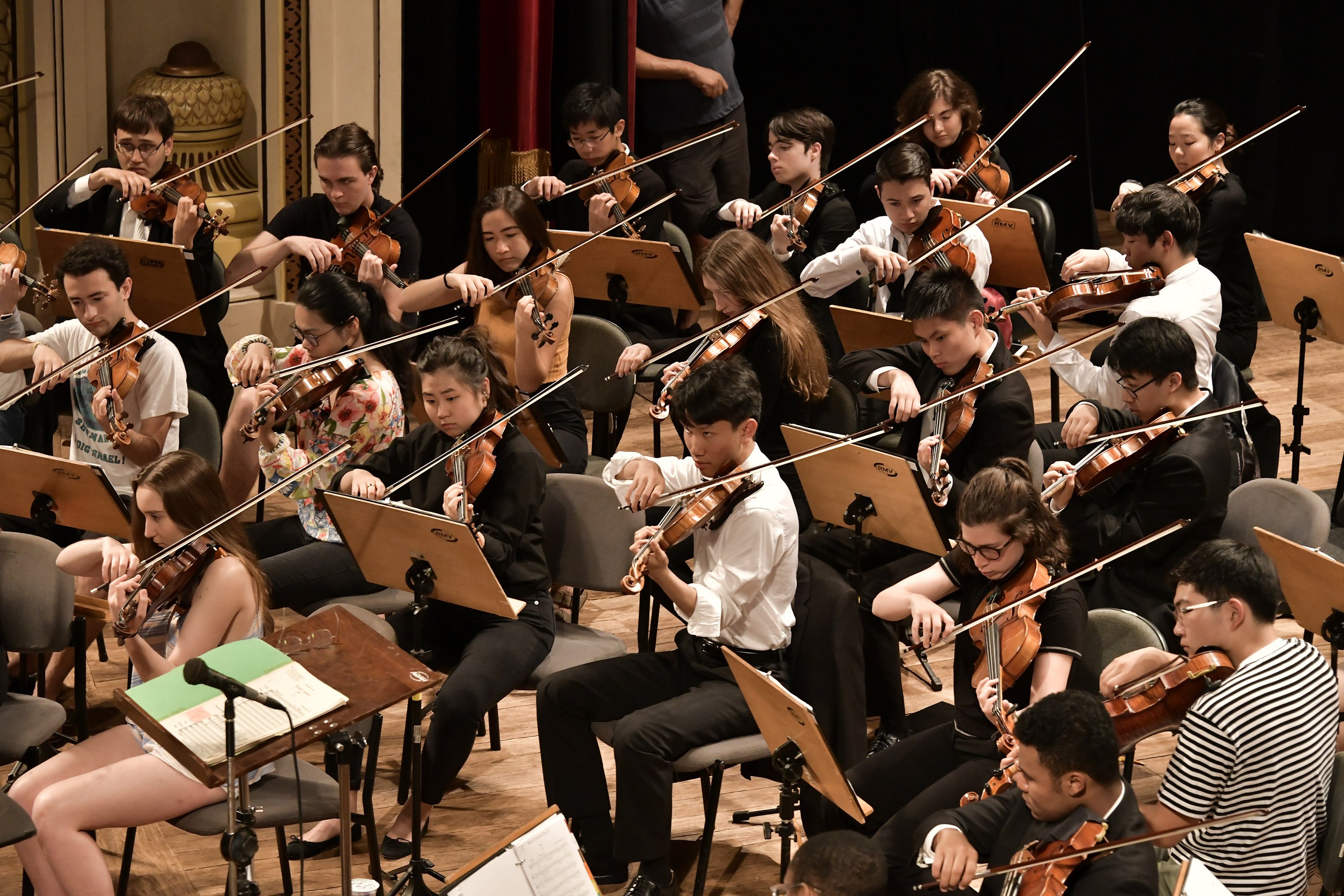 BPYO rehearsing in Ribeirão Preto