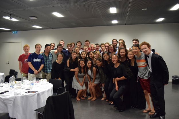 Founding members of the BPYO on the 2015 tour Founding members of the BPYO on the 2015 tour