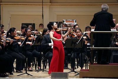 BPYO & soloist Ayano Ninomiya, Carnegie Hall (Steven Eliopoulos) BPYO & soloist Ayano Ninomiya, Carnegie Hall (Steven Eliopoulos)